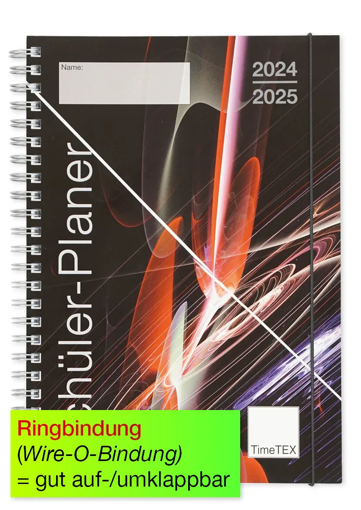 TimeTEX Schüler-Planer Sekundarstufe A5, Standard 2024/2025