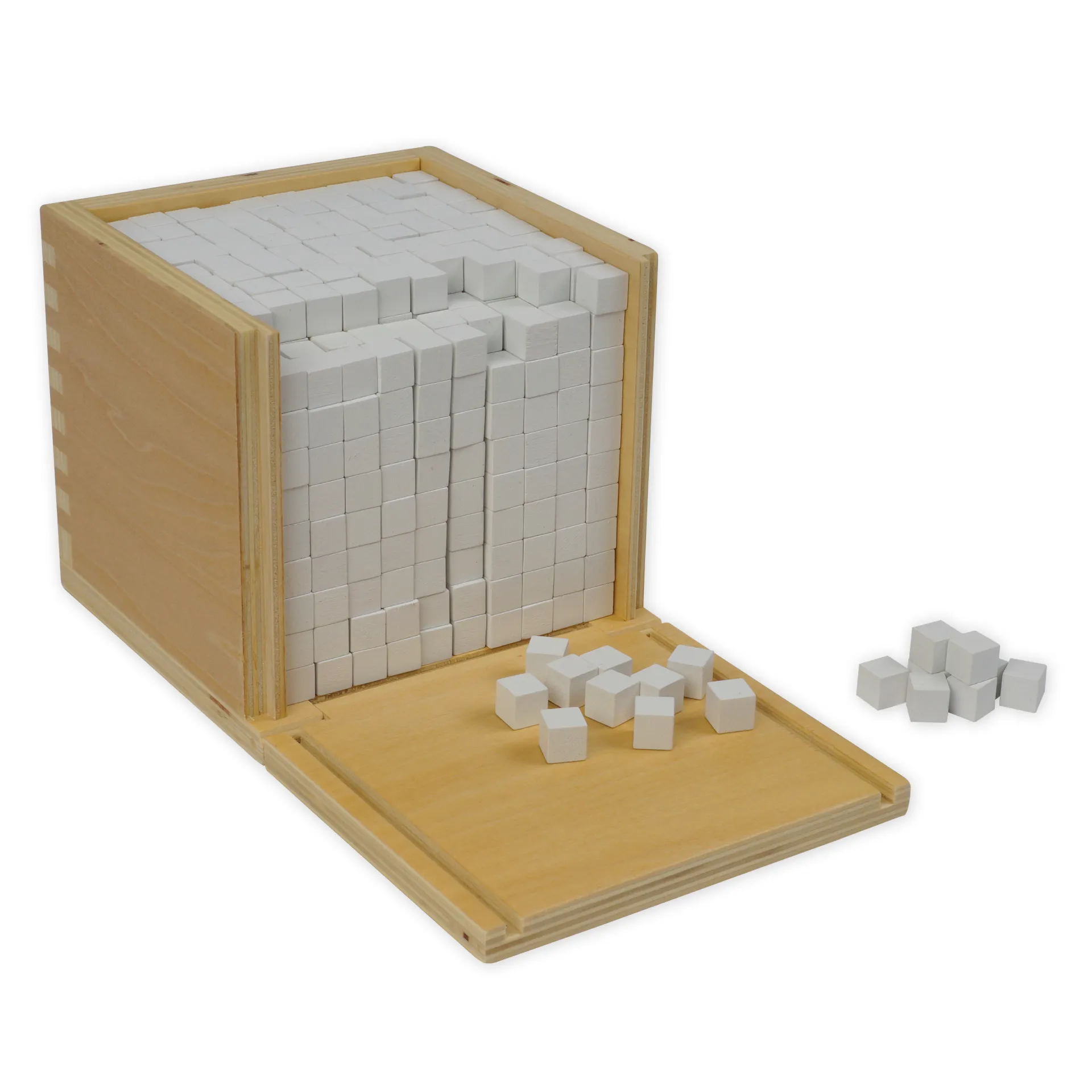TimeTEX Kasten mit 1000 Kuben "Montessori Premium"