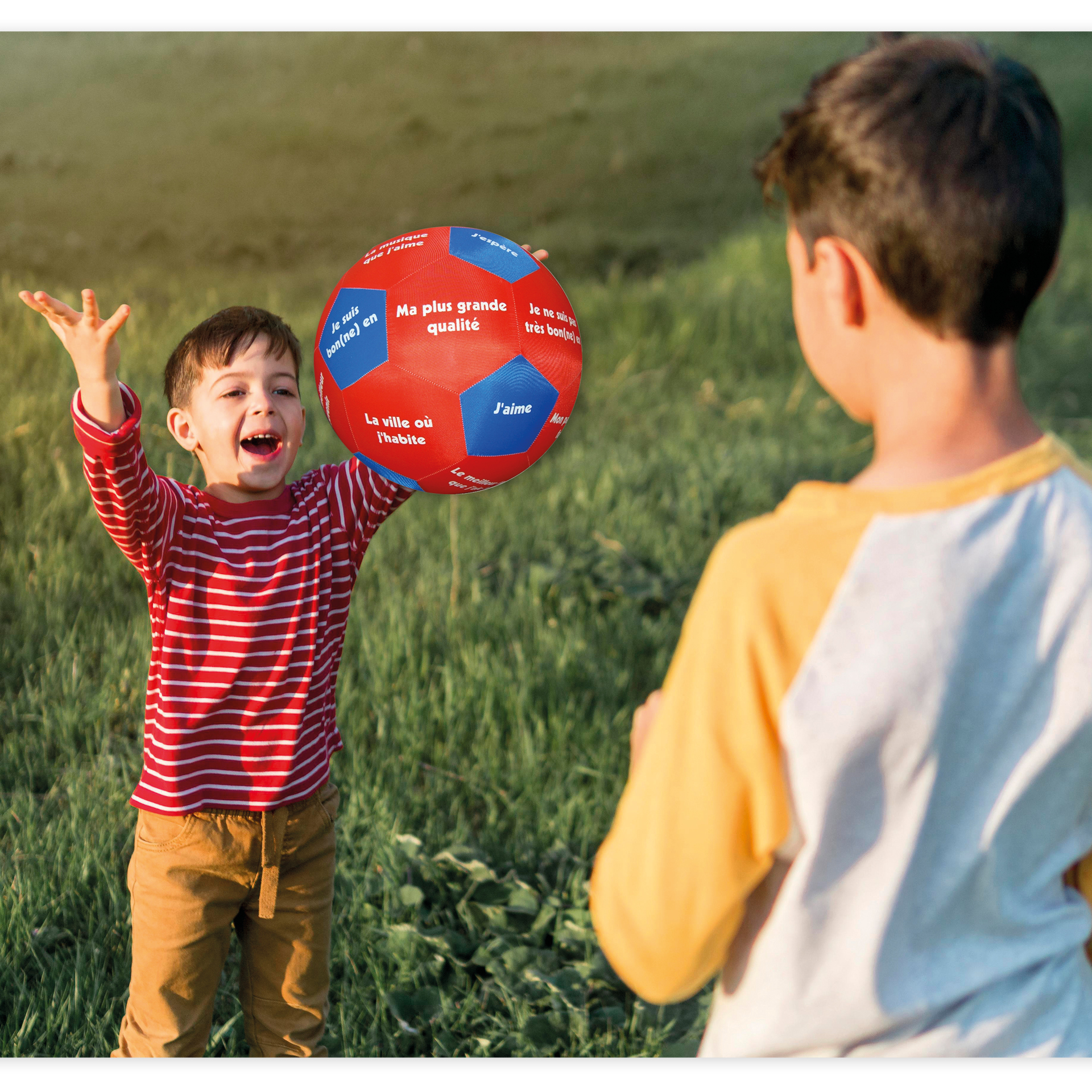 Pedagogisk spelboll "Pello" - bekantskapsfraser på franska