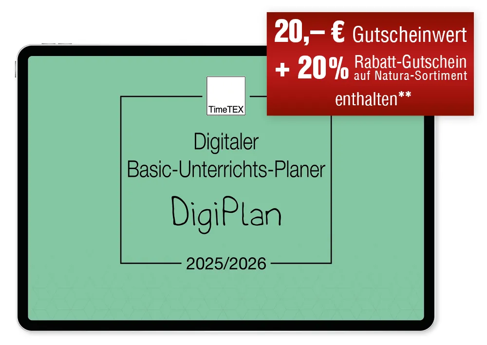 TimeTEX Digitaler Basic Unterrichts-Planer DigiPlan 2025/2026