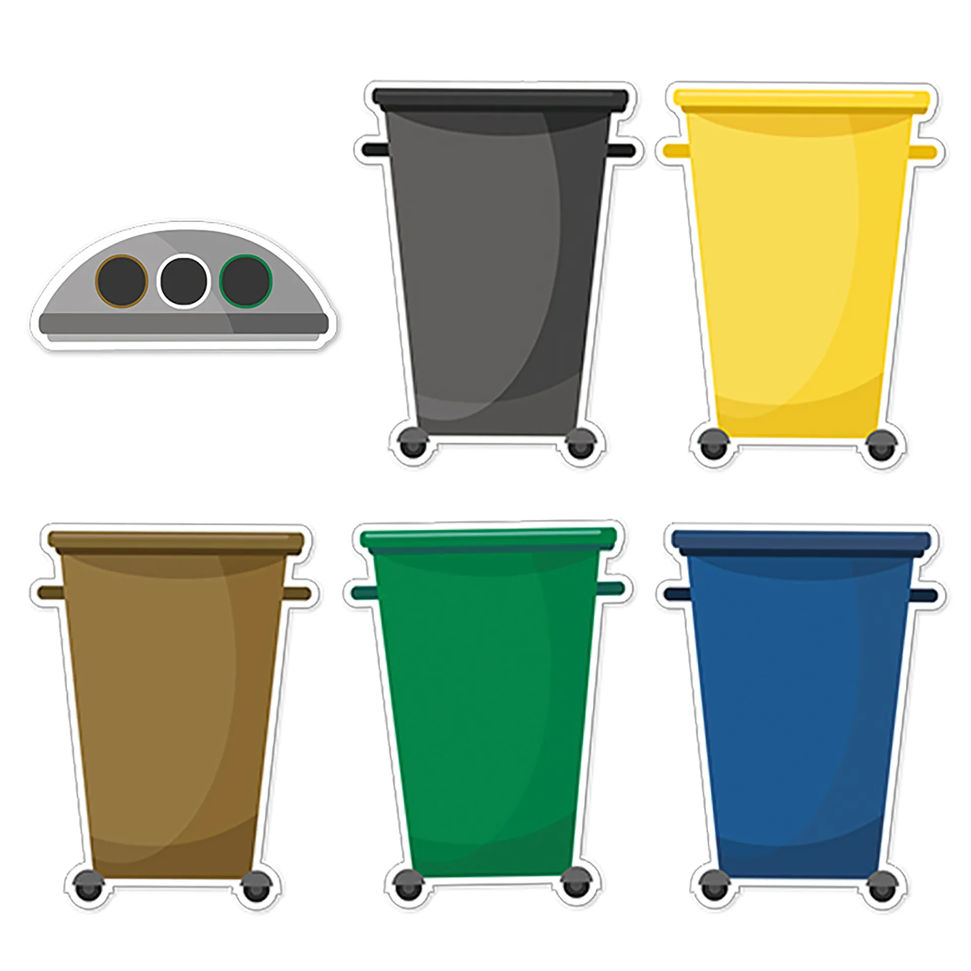 Müll vermeiden, Müll trennen & Abfallpyramide, magnetisch, 79-tlg.