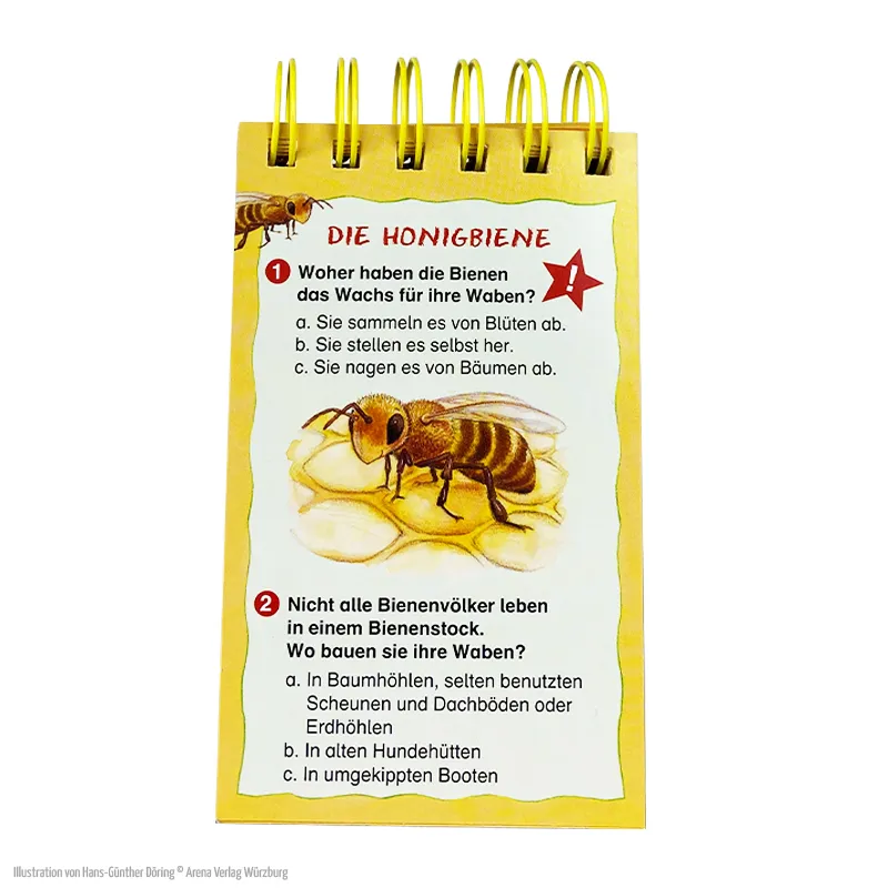 Quizblock "Rate dich schlau! Die Biene und unsere Natur", 80 Seiten