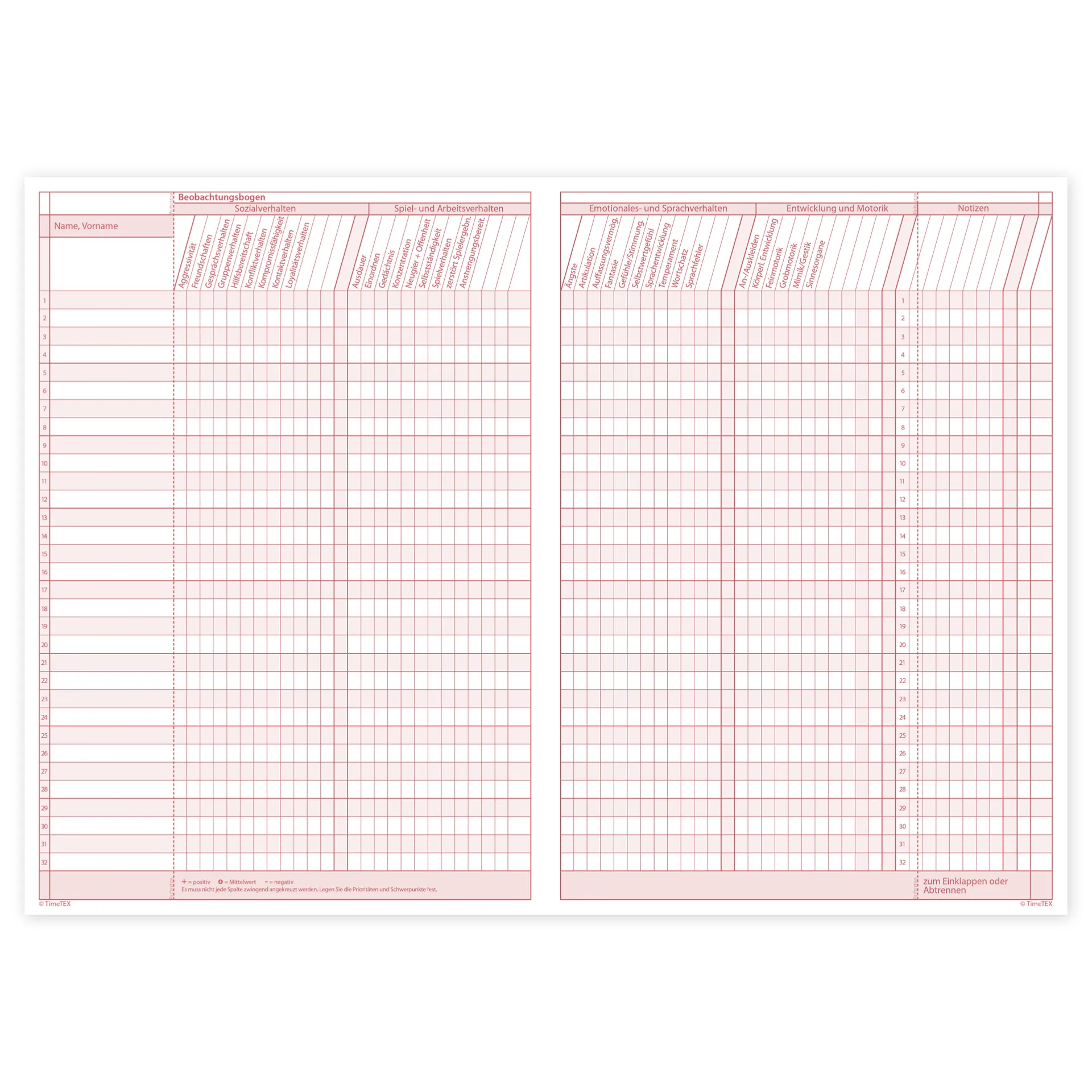 TimeTEX Klassenleiter-Heft, A4  