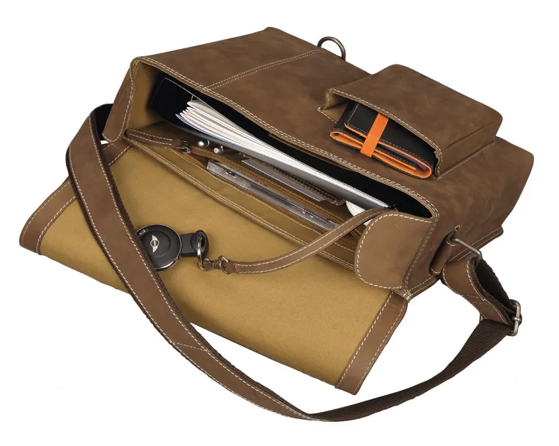 TimeTEX Damentasche "Amica Classic", ranger, Rinds-Fettleder II./SO