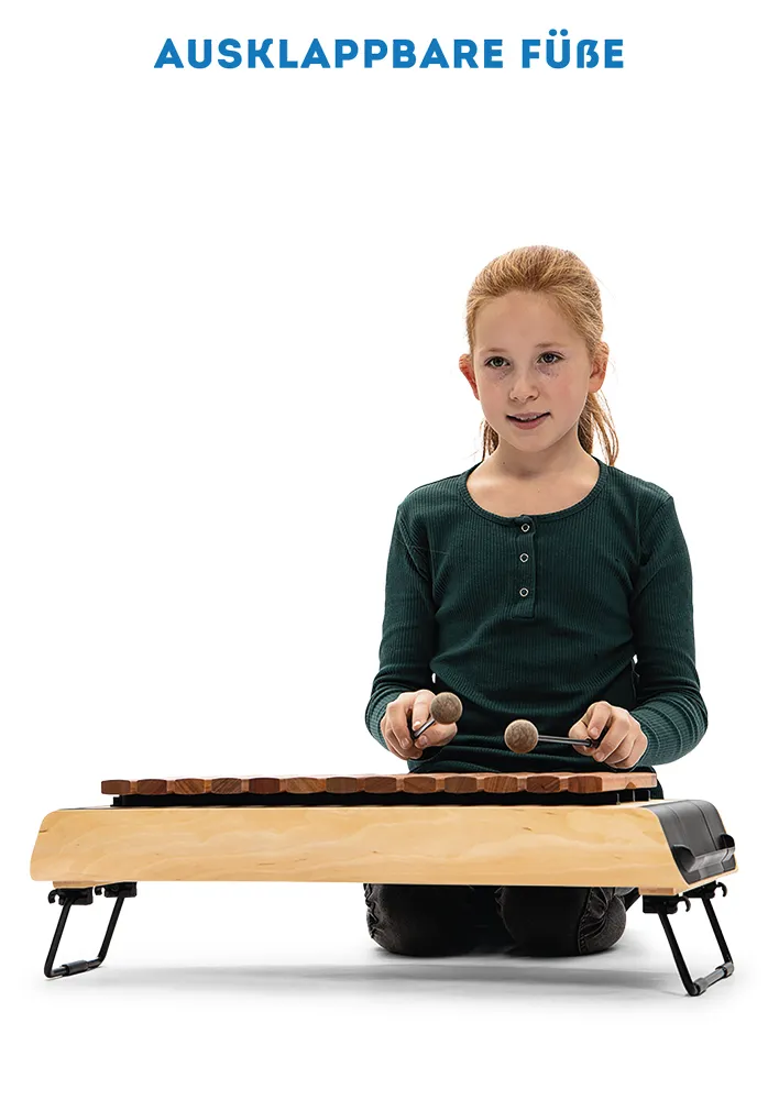 SONOR SMART Metallophon, Alt c1-a2 + fis1, b1, fis2, mit Schlägel, zum Stapeln, ASM 10 DE