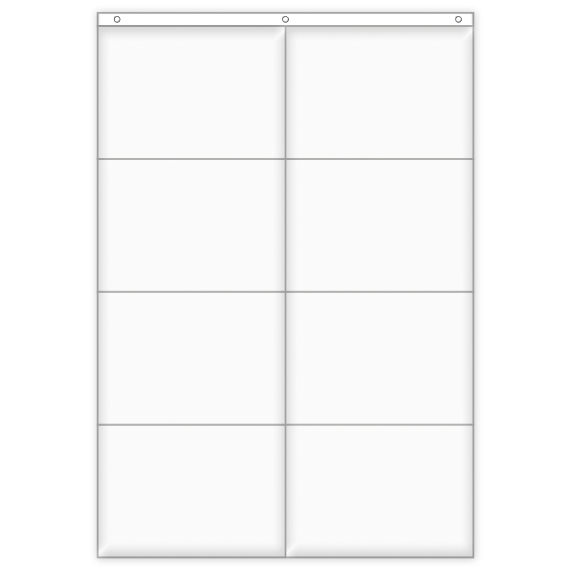 Hänge-Orga-Taschen A5, 8 Einstecktaschen Querformat, mit Haken