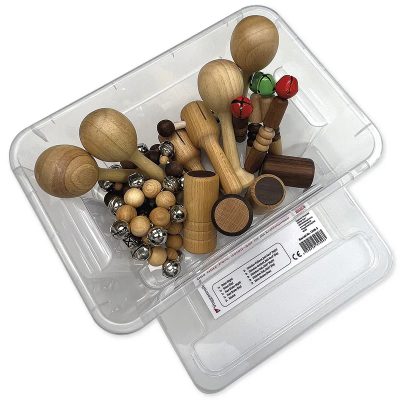 Das Erste Holz-Percussion-Set für die Kleinen, 18-tlg.