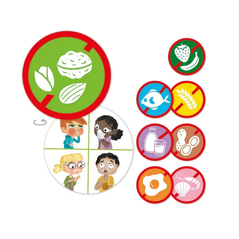 Lernspiel "Lebensmittel-Allergien und -Intoleranzen", 65-tlg.