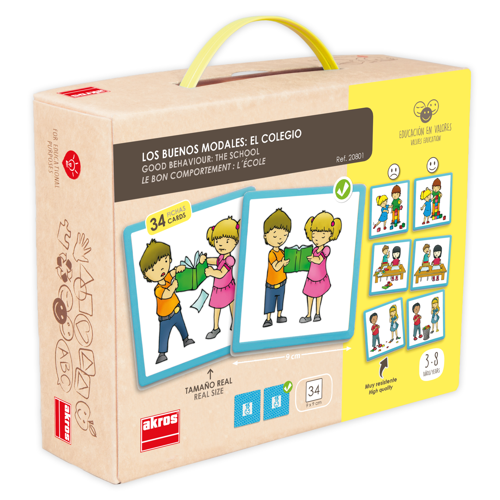 Set Verhaltens-Regeln „Schule“ mit Paar-Karten im Koffer