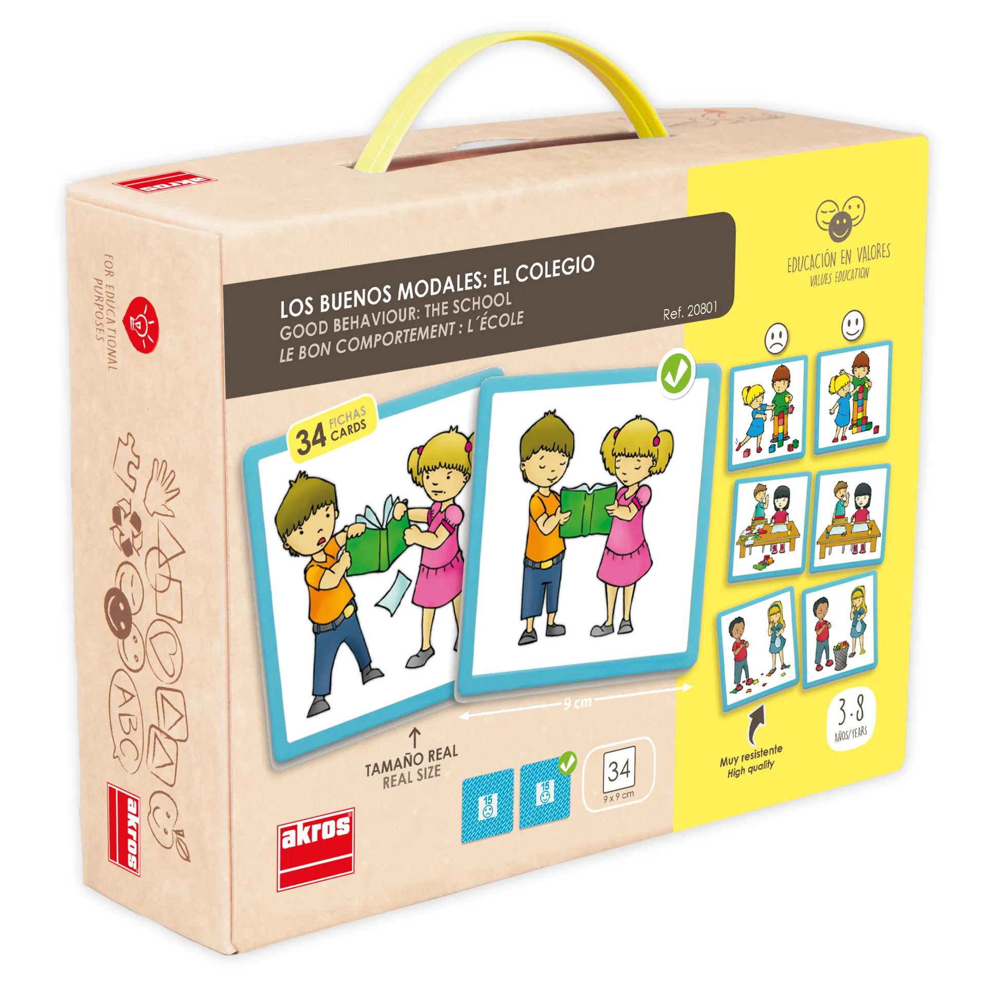 Set Verhaltens-Regeln „Schule“ mit Paar-Karten im Koffer