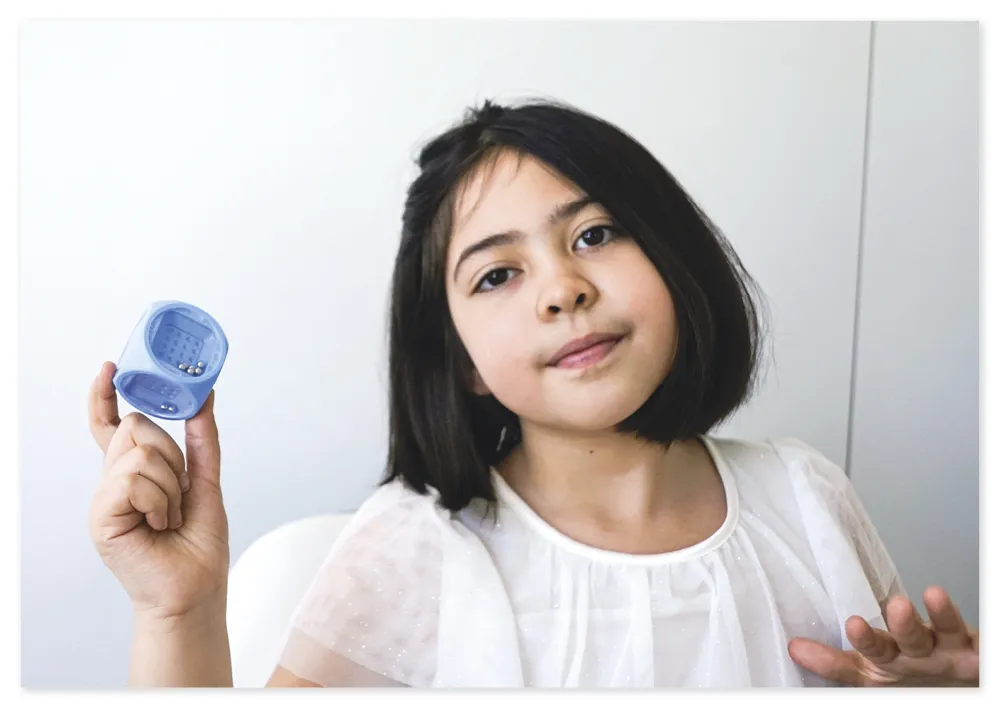 Flexo-Würfel aus Kunststoff, ca. 43x43mm