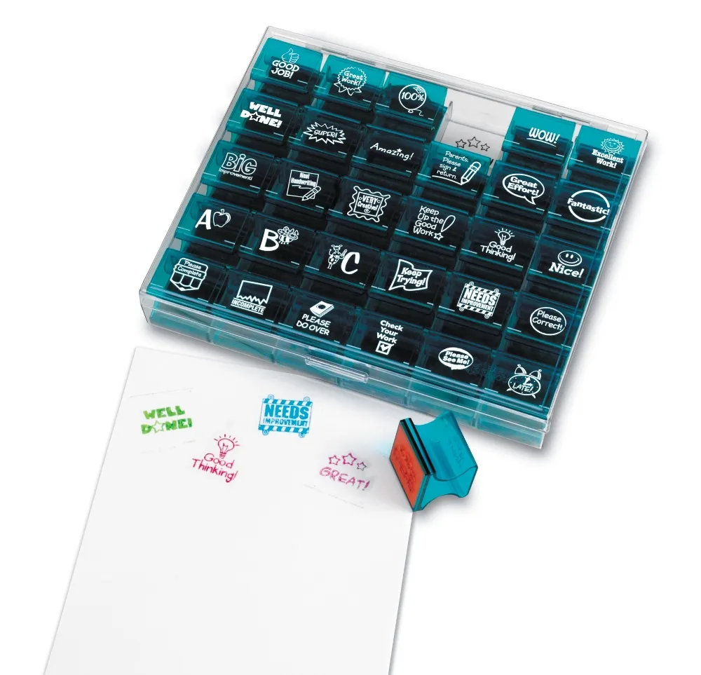 Stämpelset lär sig "engelska" 30 delar