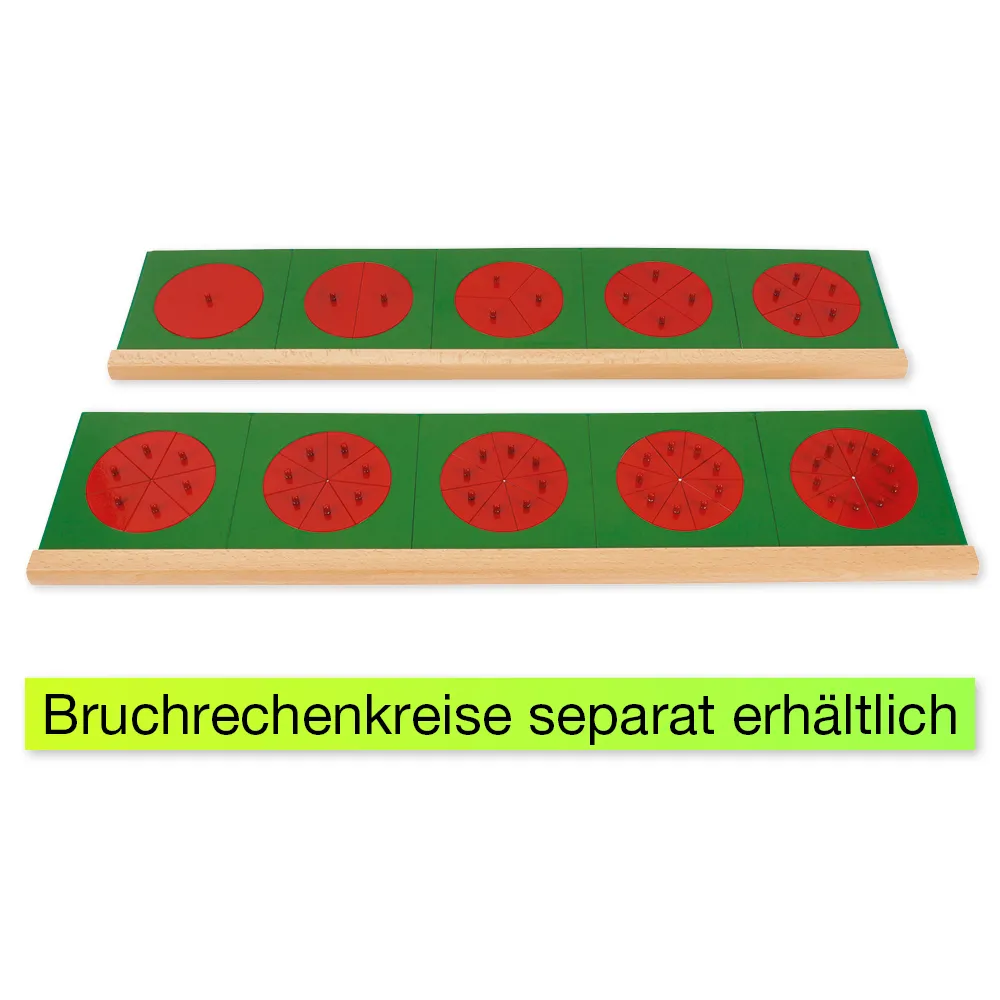 TimeTEX 2 Ständer für die metallenen Bruchrechenkreise "Montessori Premium"