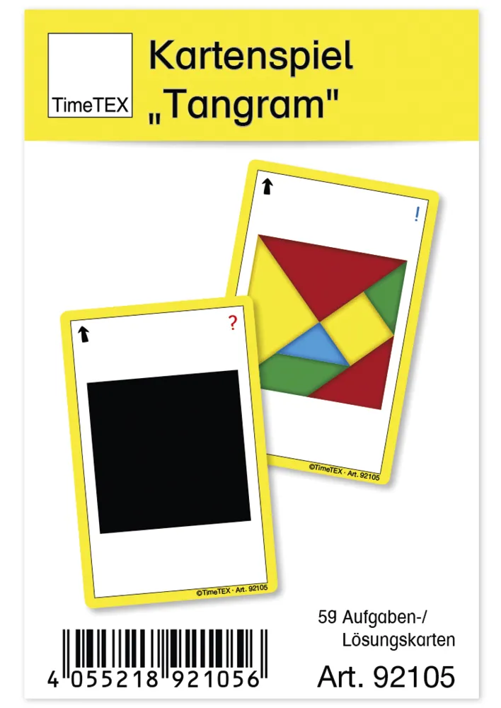 Kartenspiel "Tangram" in Etui