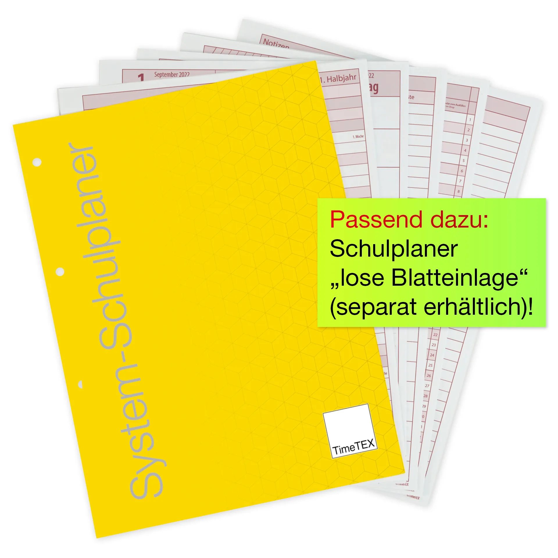 Ringbuch-Ordner für lose Blattsammlung A4-Plus, gelb