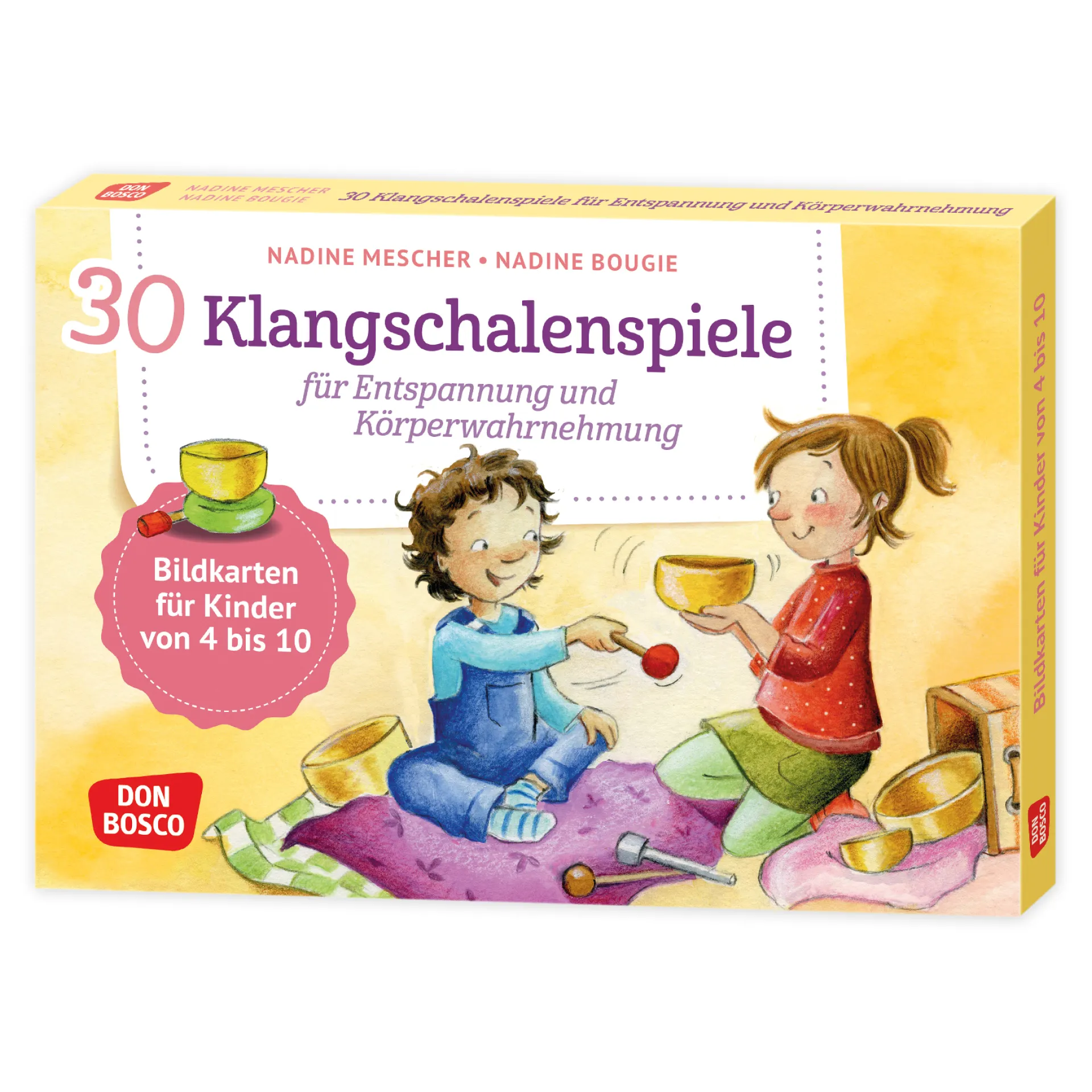 Bildkarten "30 Klangschalenspiele für 4-10 Jahre", 30-tlg.