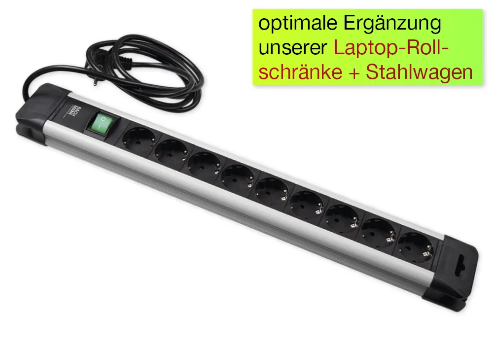 Steckdosen-Leiste, 9-fach, schaltbar