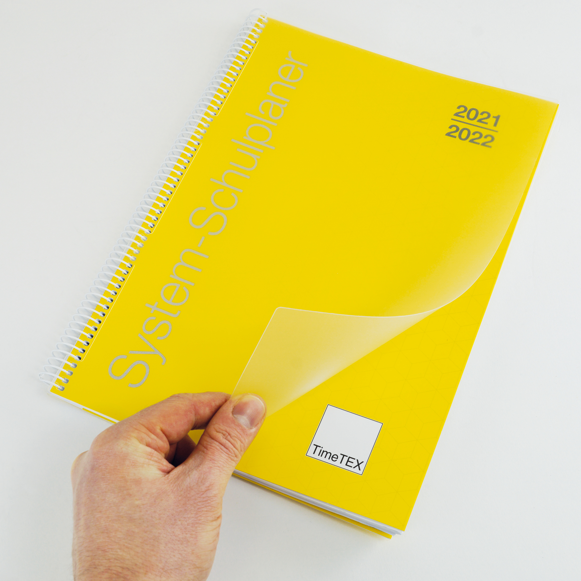 TimeTEX Klick-Schutz-Cover für Spiralbindung A4, wiederverwendbar