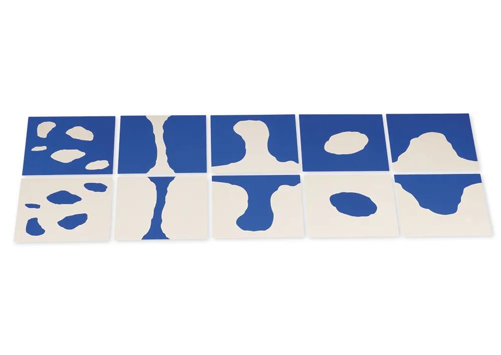 TimeTEX-kort land och vatten "Montessori Premium"