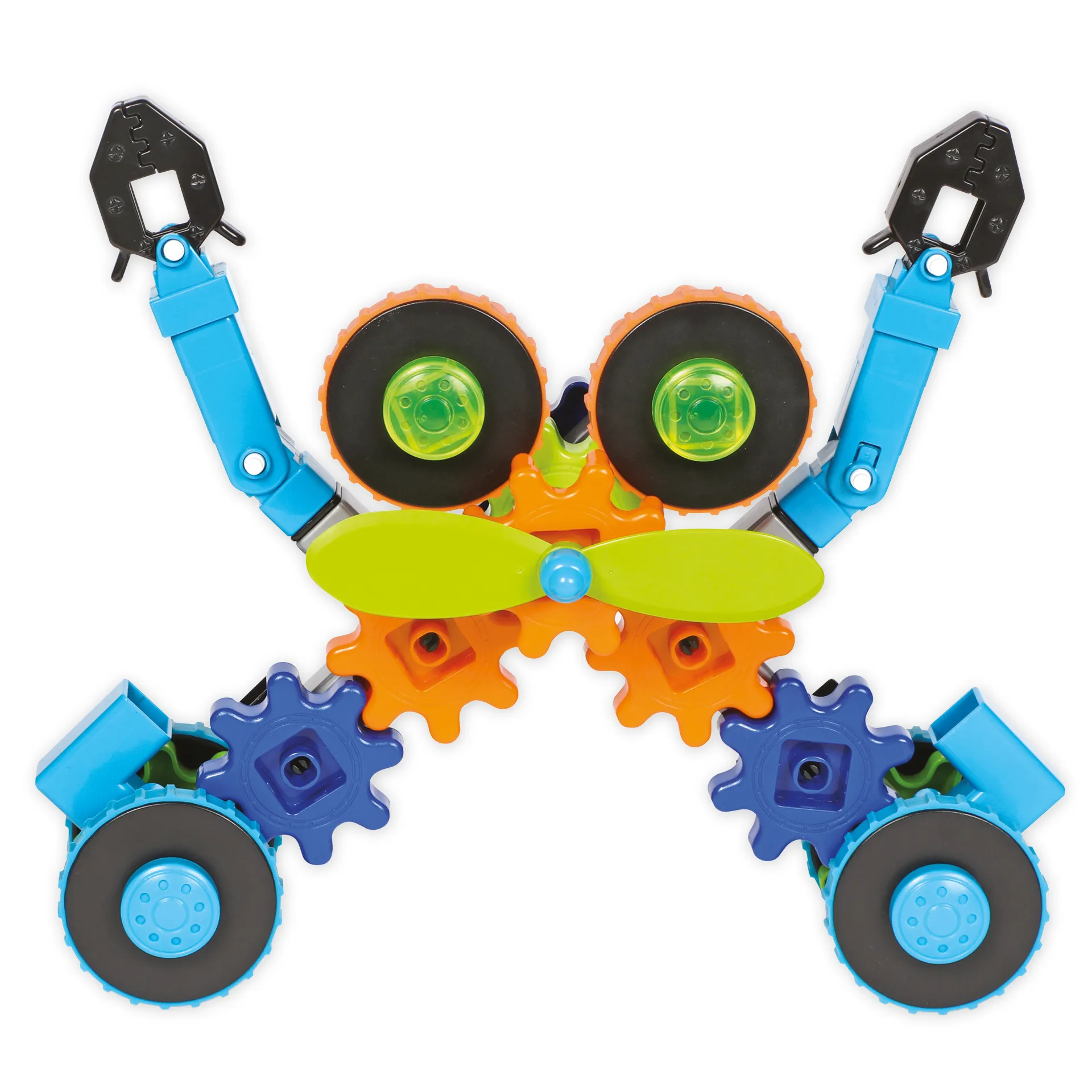 Zahnrad-Spiel "Roboter in Bewegung", Baukasten, 116-tlg.