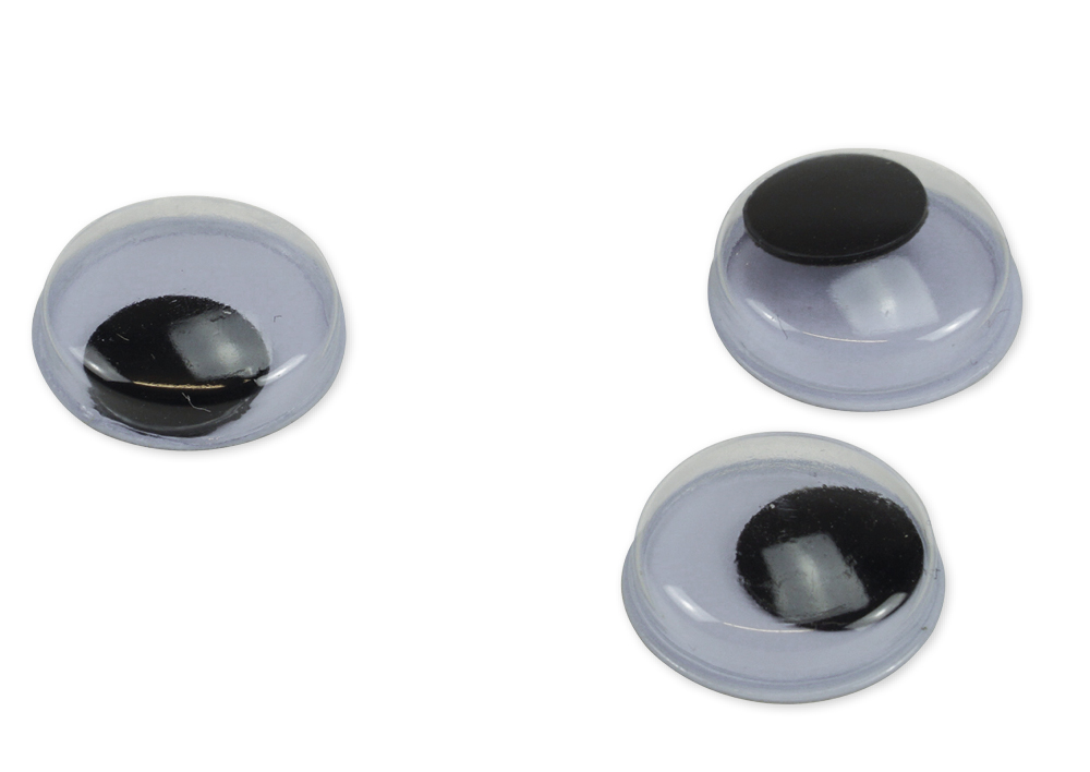 TimeTEX Set Wackelaugen rund, 300-tlg.