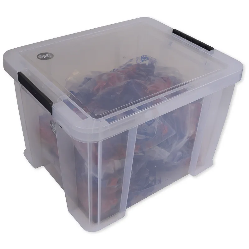 Klassensatz Steckwürfel rot/blau, 21-tlg., in Stapel-Box