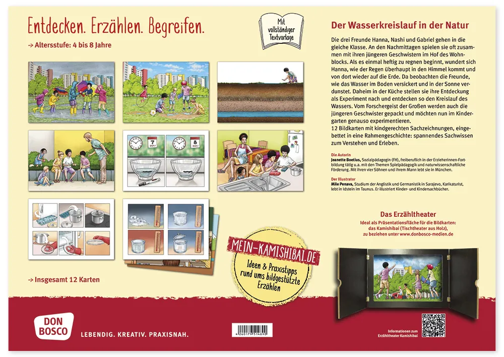Bildergeschichten-Karten "Der Wasserkreislauf in der Natur", 12-tlg.
