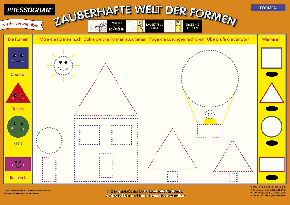 TimeTEX Zaubertafel "Welt der Formen"