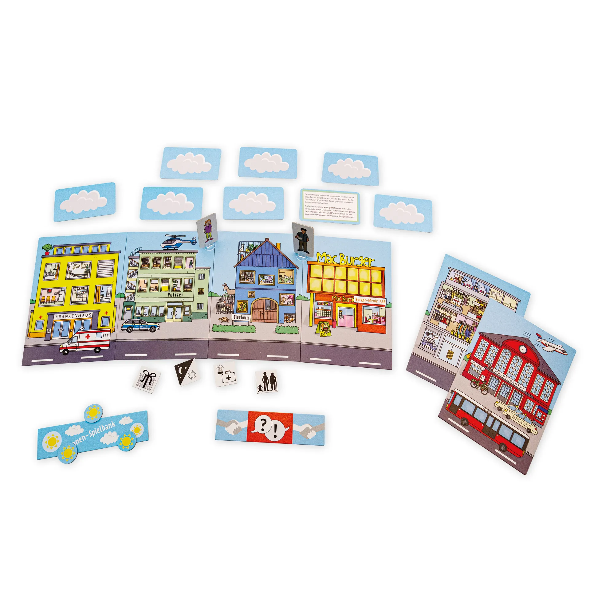 Lernspiel "Rettet Quasselhausen", 182-tlg.