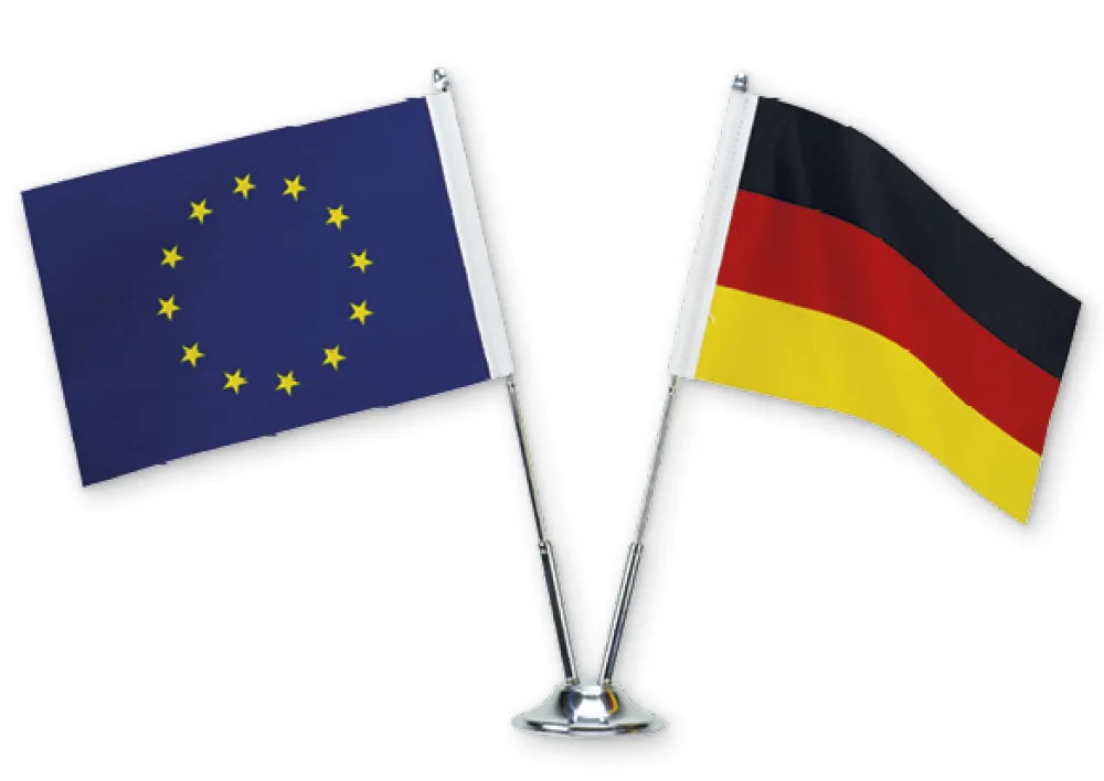 TimeTEX Tisch-Fahne, ca. 22,5x15 cm