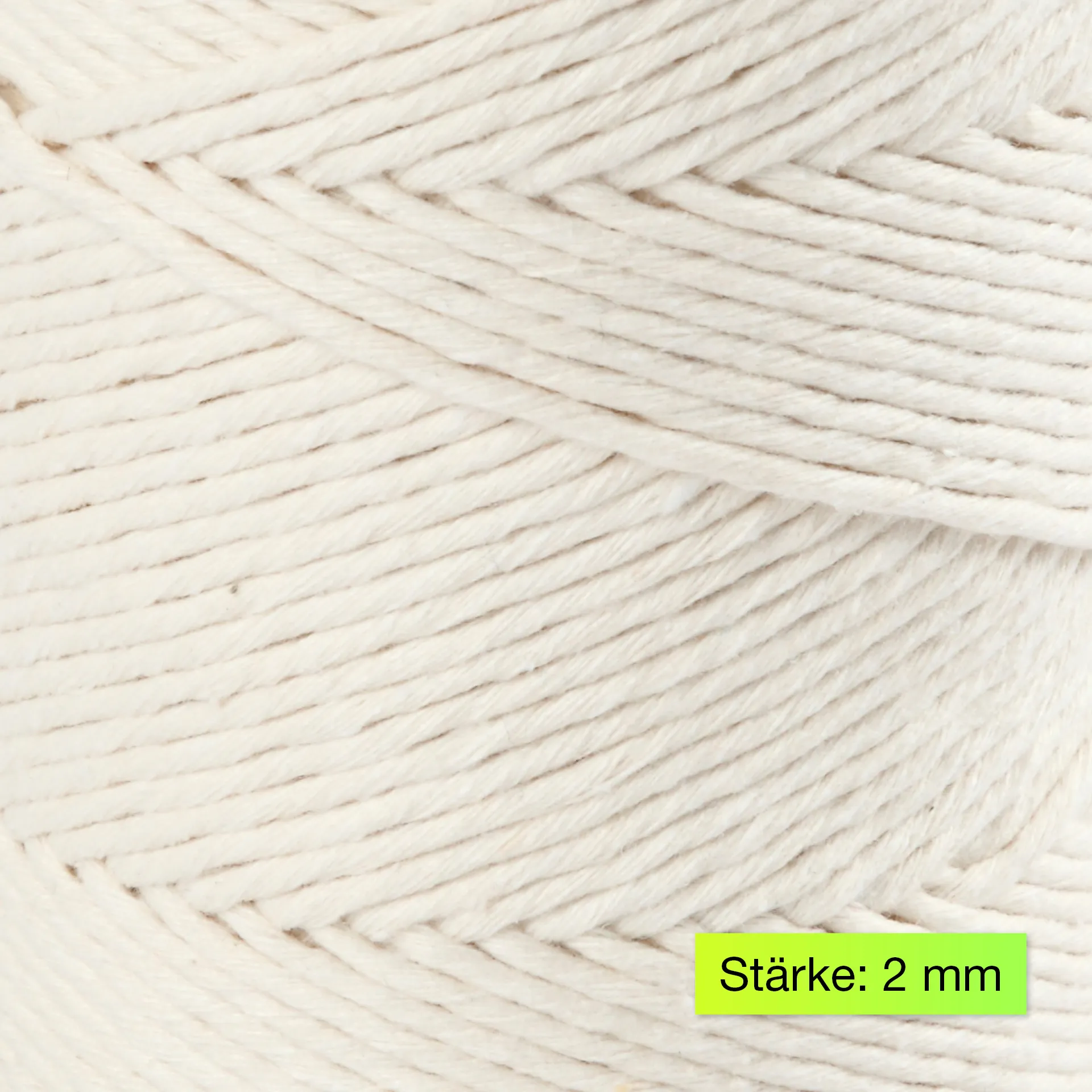 Makramee-Kordel 2 mm, 330 g