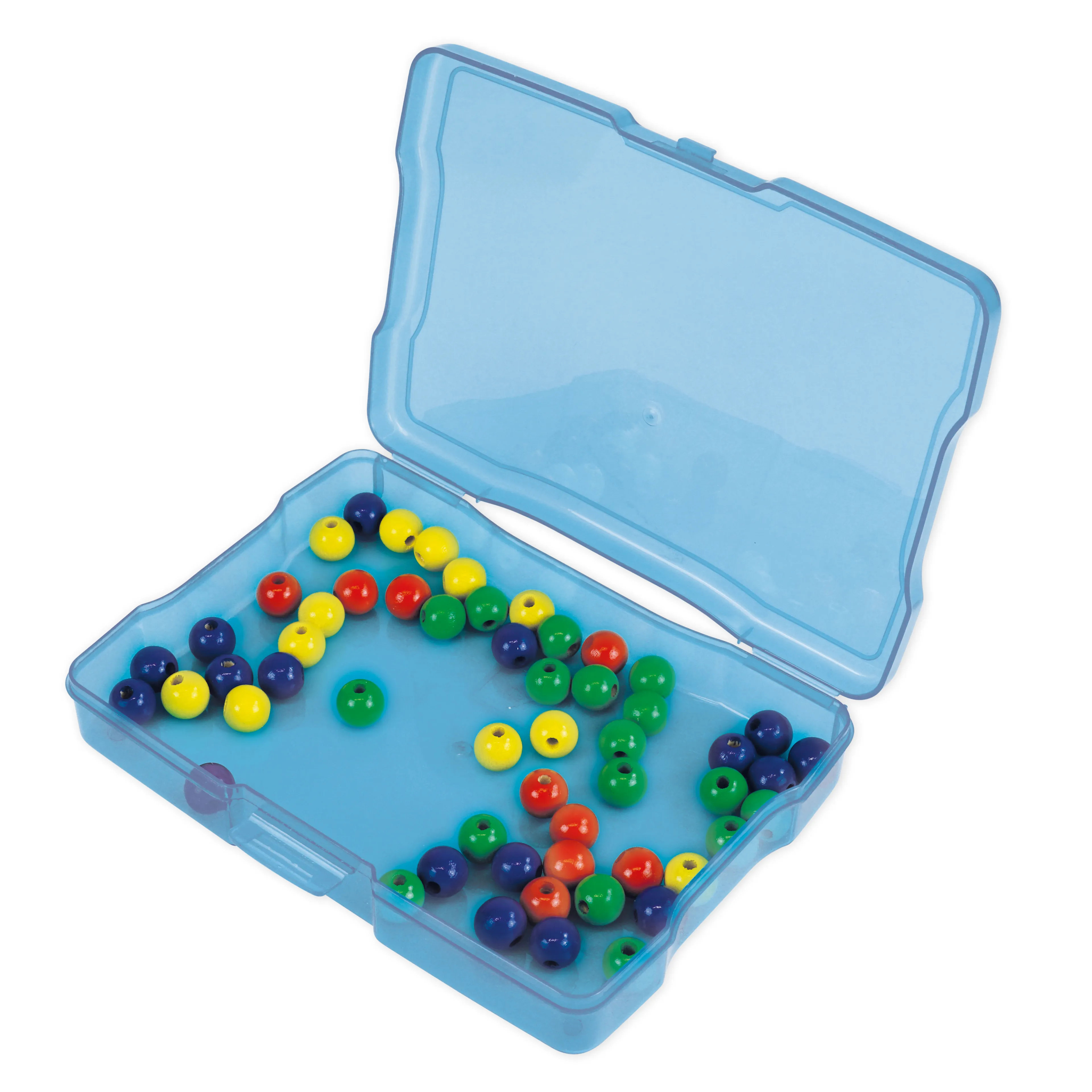 TimeTEX gekleurde boxen in opbergbox, transparant, 7-delig