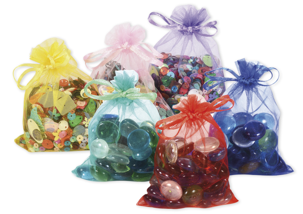 Organza-Beutelchen, 12 Stück
