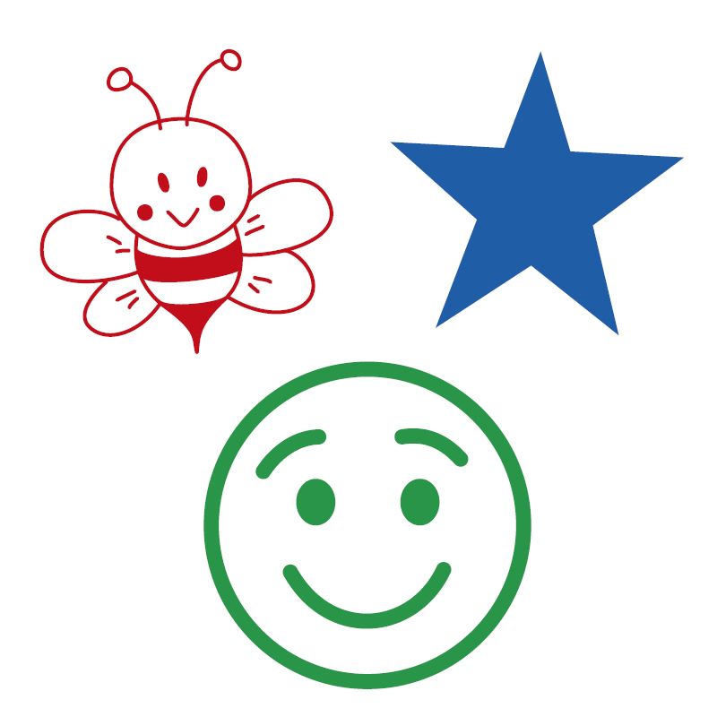 Hagemann Set Siebdruck-Stempel "Perpetuum" 3-tlg. "Compact"