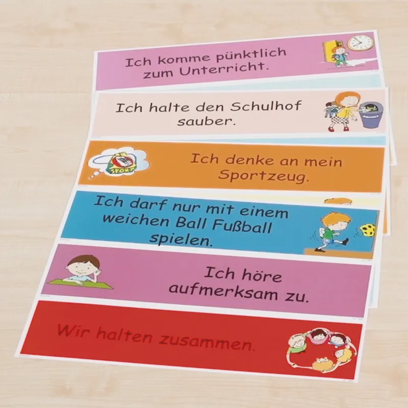 TimeTEX Klassenregel-Karten, 30-tlg.