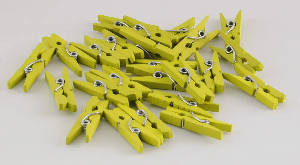 Träklämmor 25 mm (för markeringar), 50 st