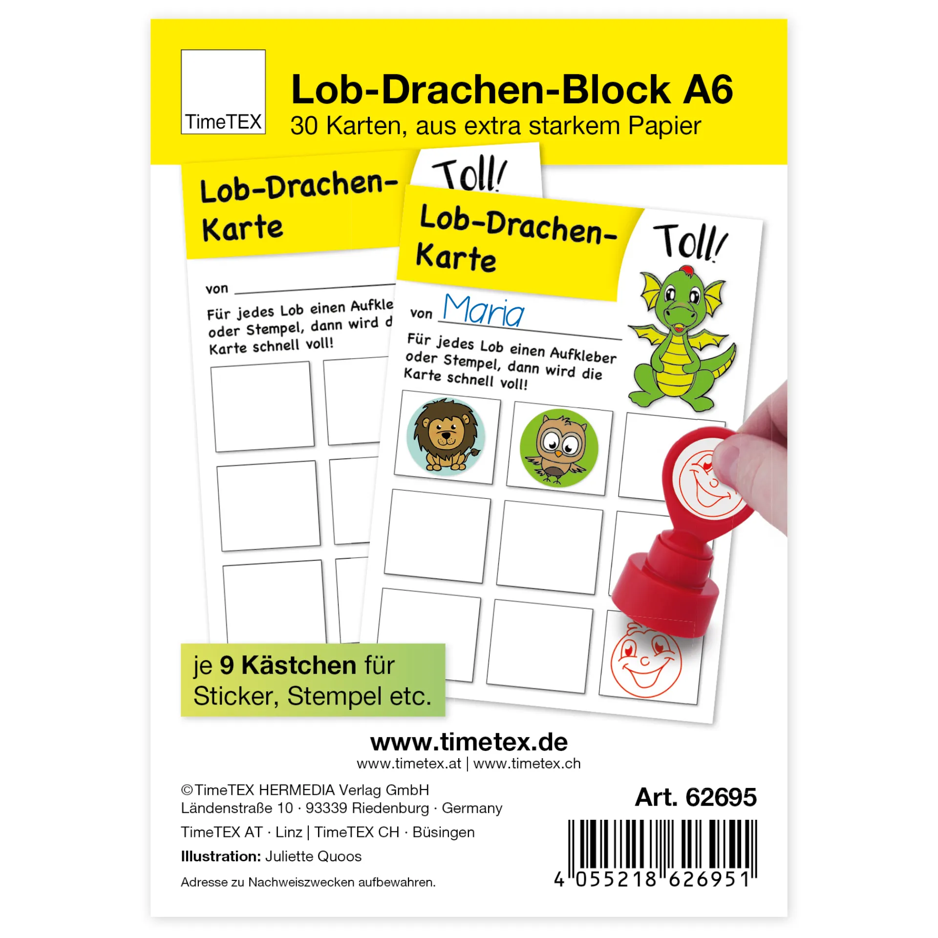 Lob-Drachenblock A6, 30 Blatt