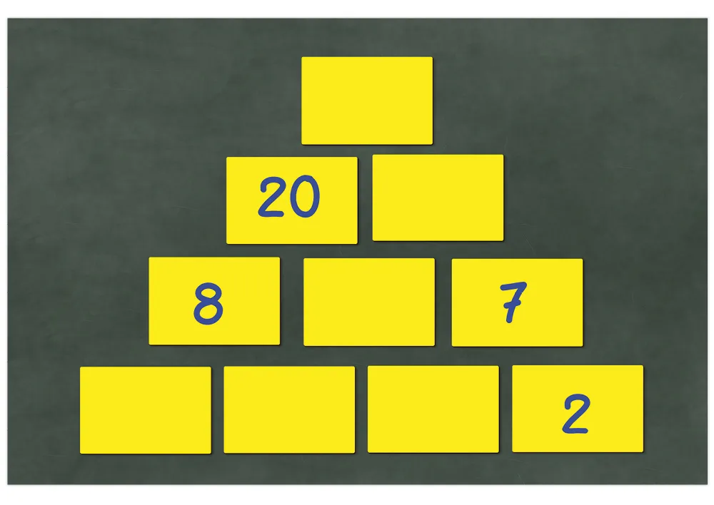 Nummerfält blanka, magnetiska, 10 st., i kartong
