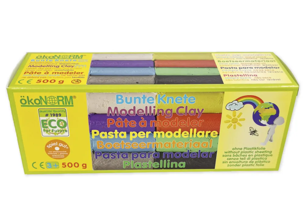 Bunte Knete, 500 g
