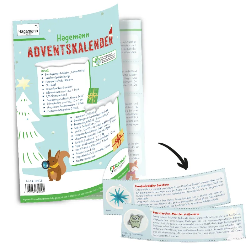 Adventskalender "Forscherwerkstatt"