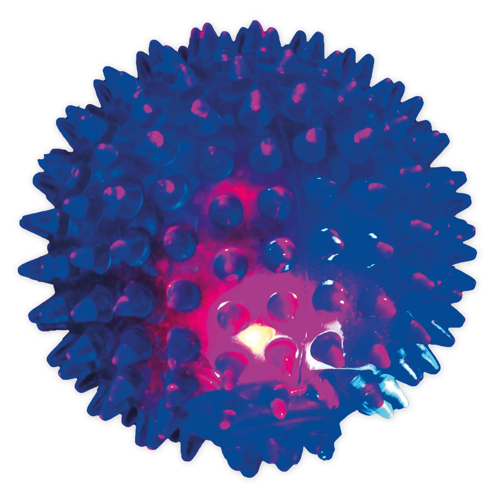 Soft-Igelball mit Licht, 8 cm ø