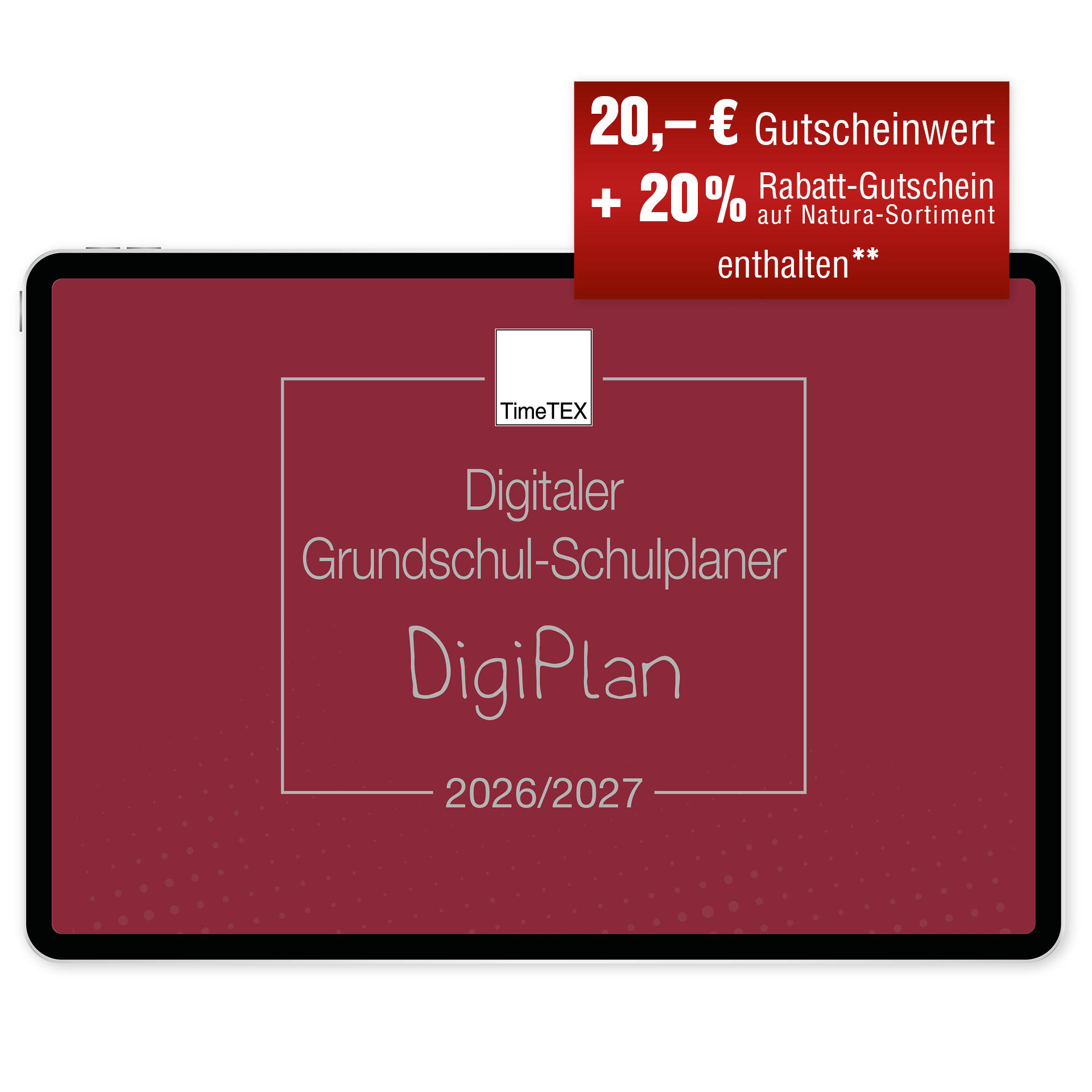 TimeTEX Digitaler Grundschulplaner - Lehrerplaner - Lehrerkalender DigiPlan 2026/2027