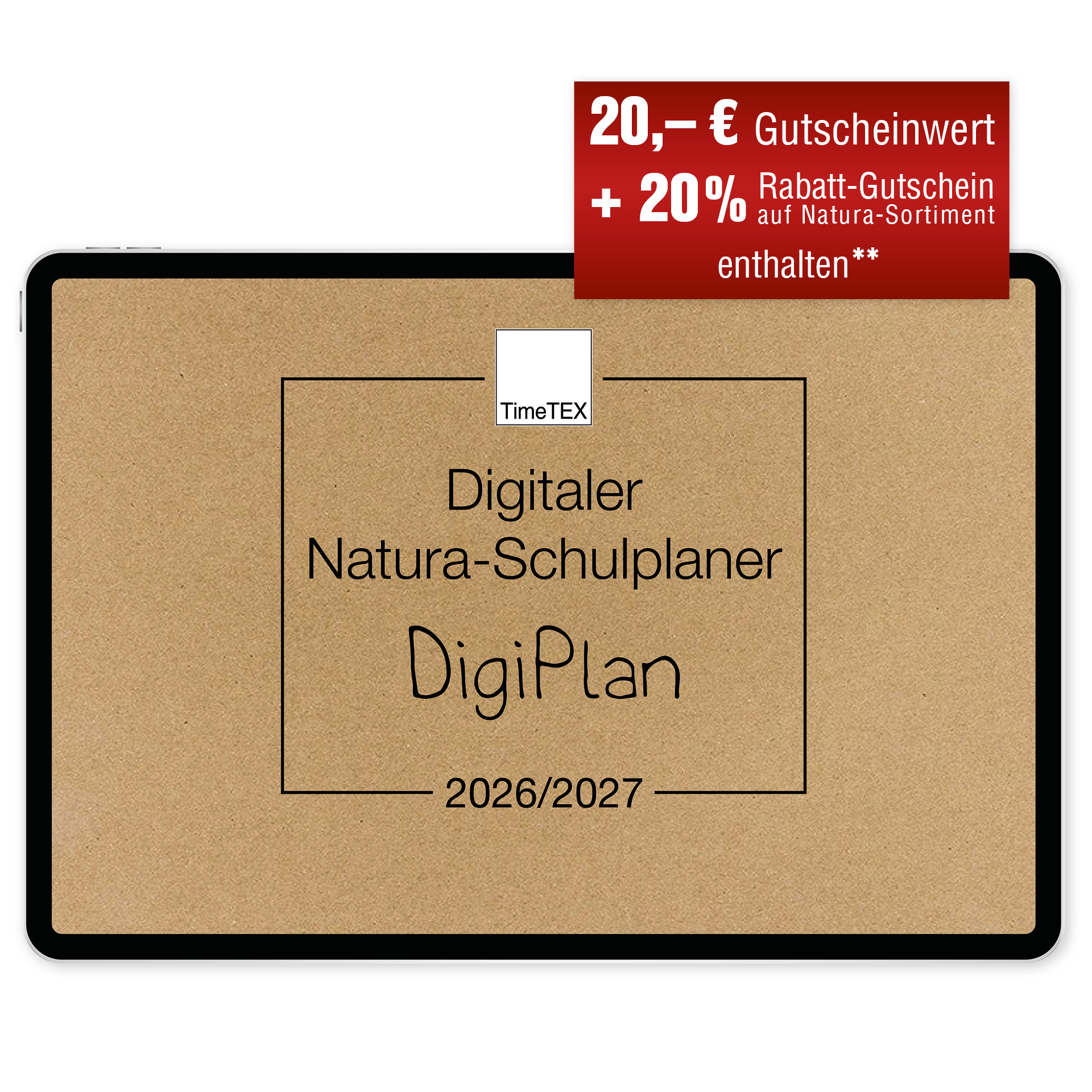 TimeTEX Digitaler Natura-Schulplaner - Lehrerplaner - Lehrerkalender DigiPlan 2026/2027