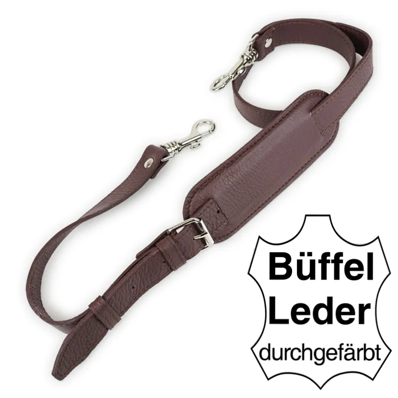 TimeTEX Draagriem, buffelleer/suède