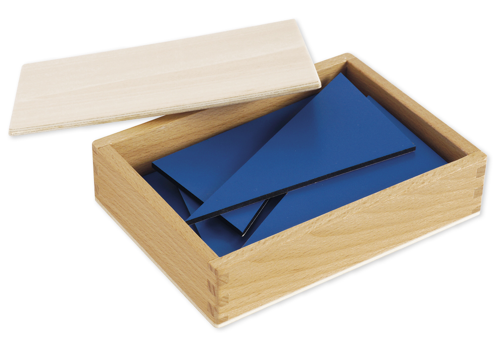 TimeTEX 12 blauwe driehoeken "Montessori Premium" TimeTEX 12 blauwe driehoeken "Montessori Premium"