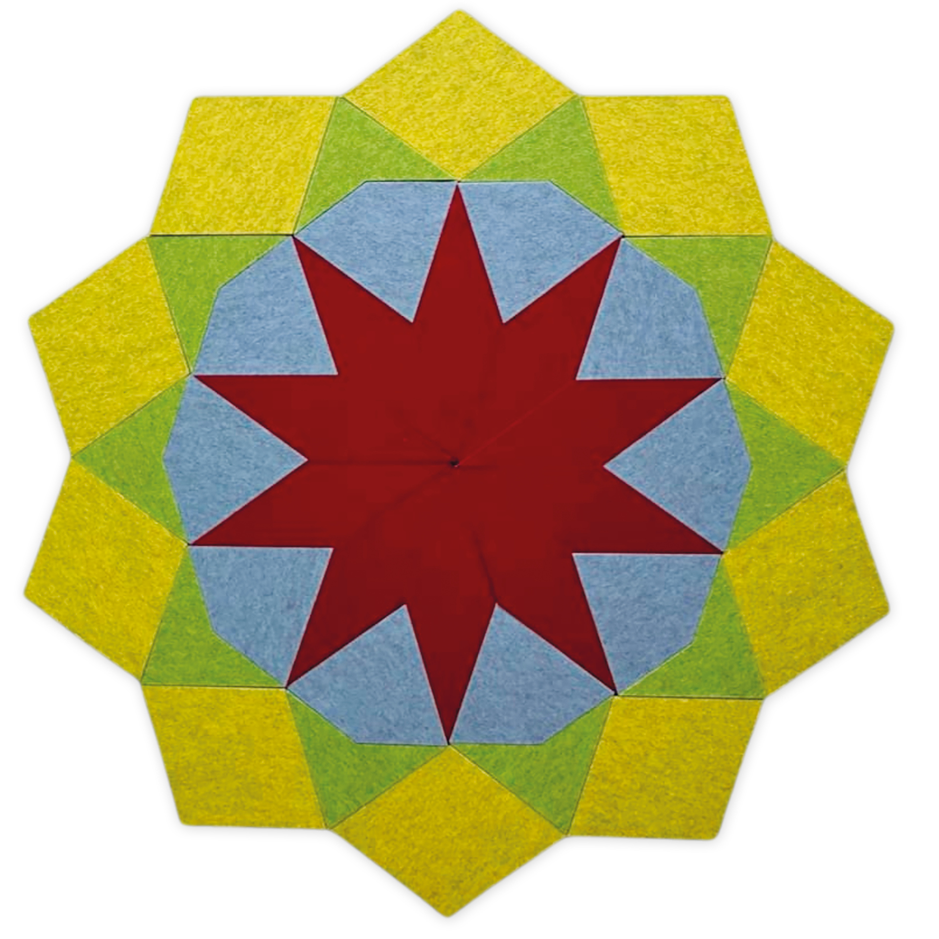 TimeTEX Schallabsorber Silentstar "Sonne", 123x129 cm, 40-tlg.