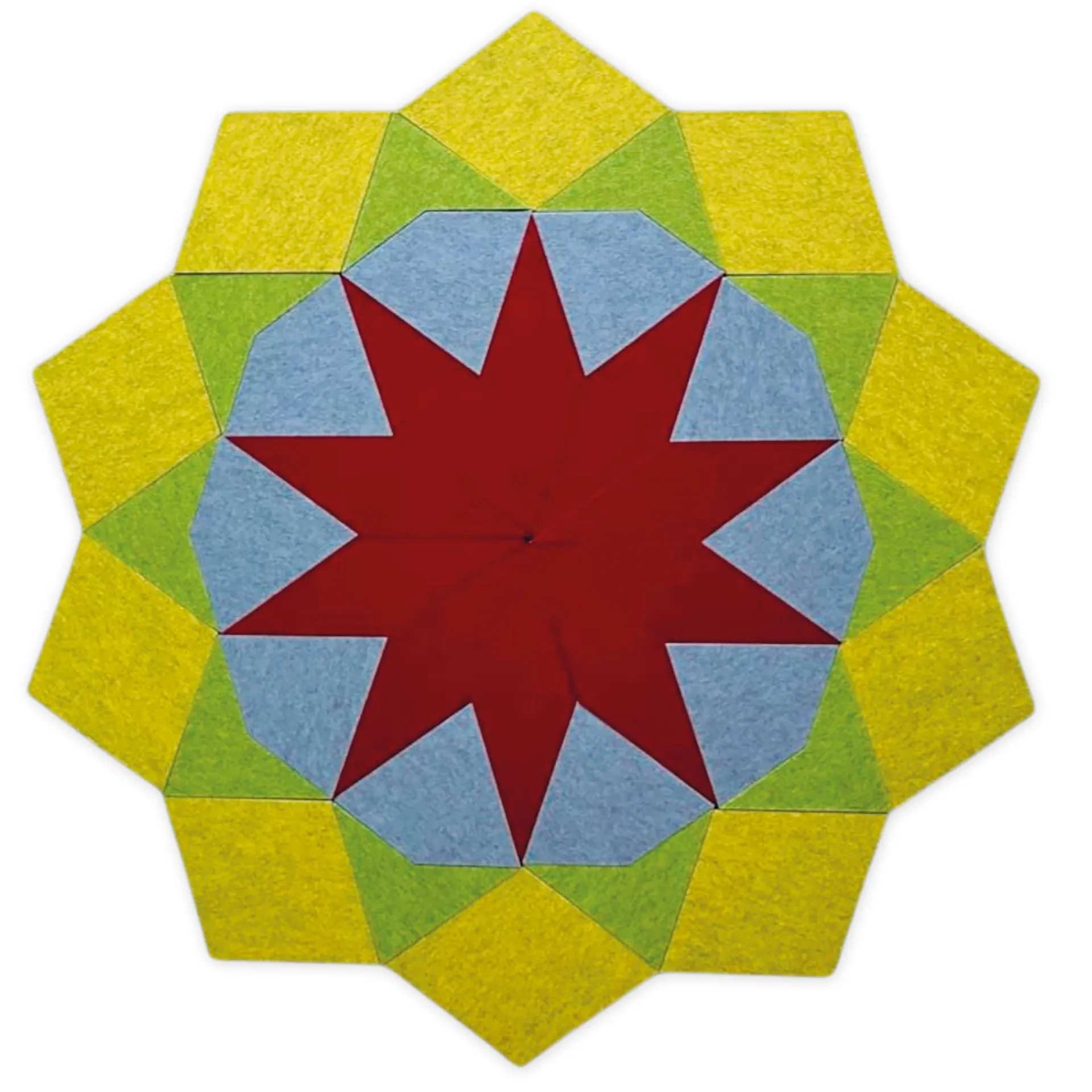 Schallabsorber Silentstar "Sonne", 123x129 cm, 40-tlg.