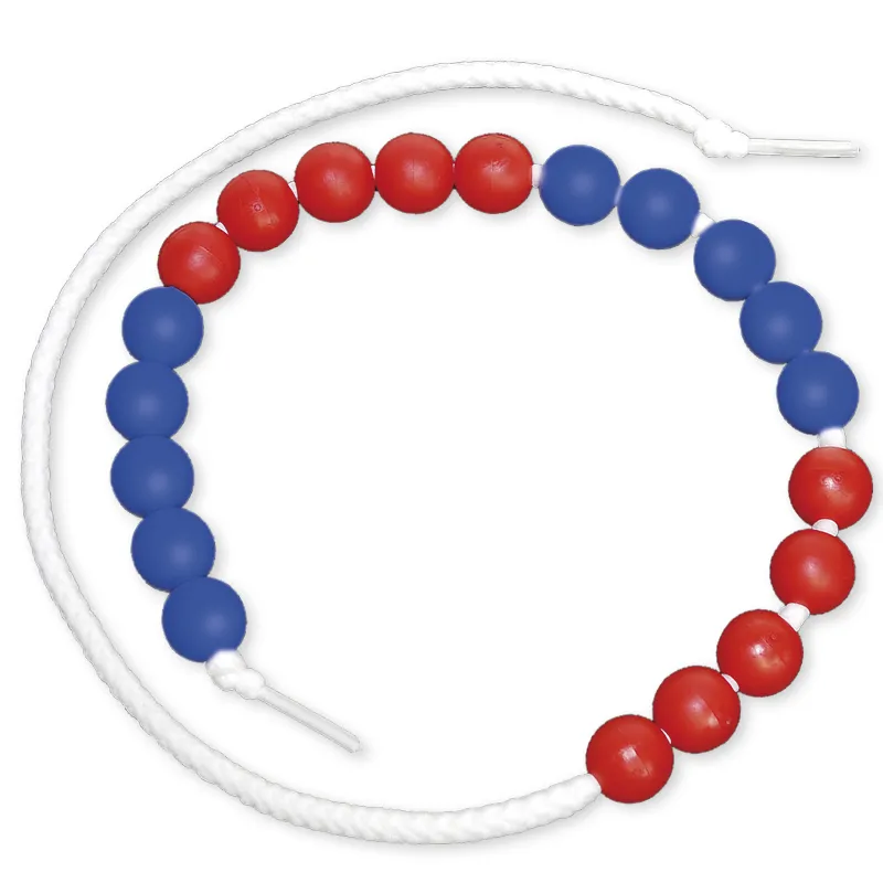 Regnsladd upp till 20, röd/blå, steg 5