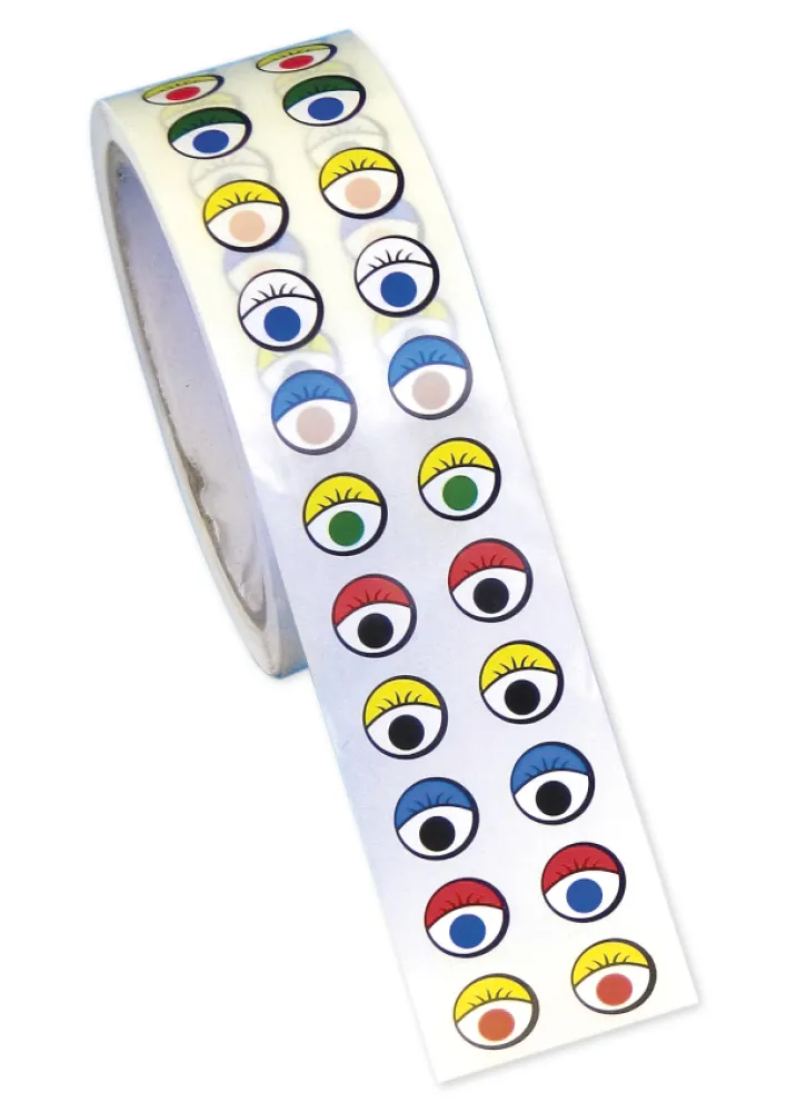 Augen-Sticker, Rolle mit 2.000 Stück