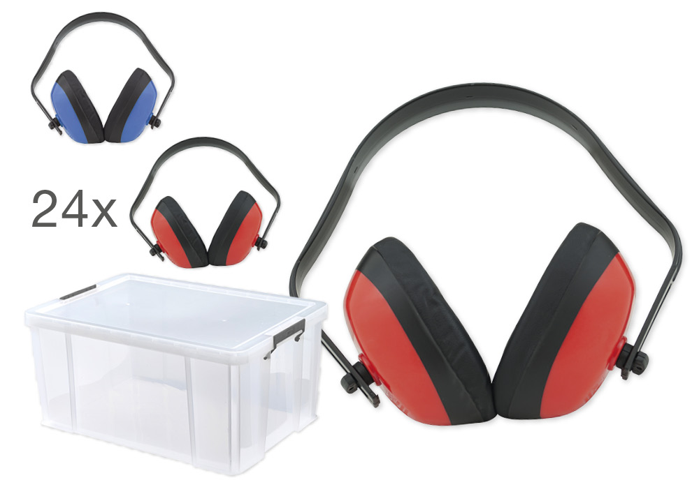 Klass set med hörselskydd "Auris", 24 st., i kartong